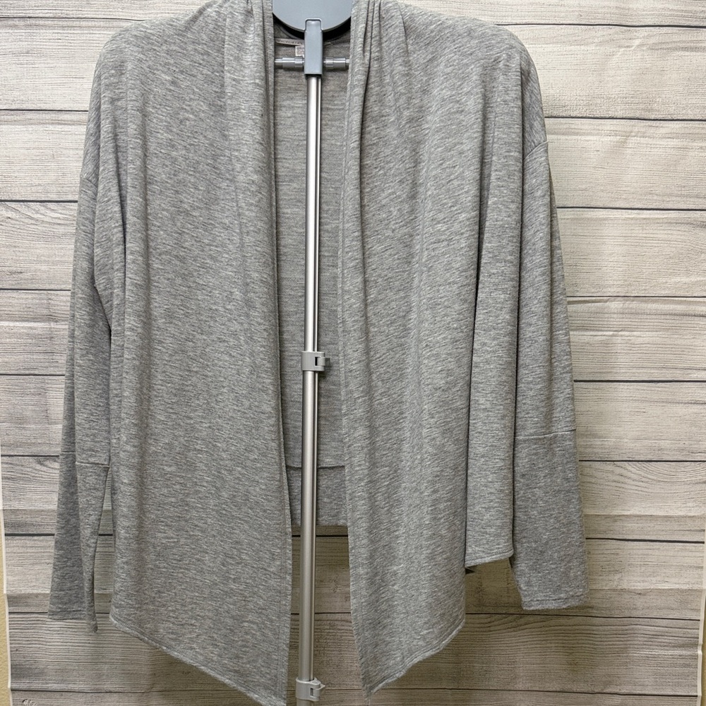 Victoria’s Secret Soft Gray Open Front Cardigan, very comfortable, size L